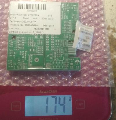 received 5 pcbs package